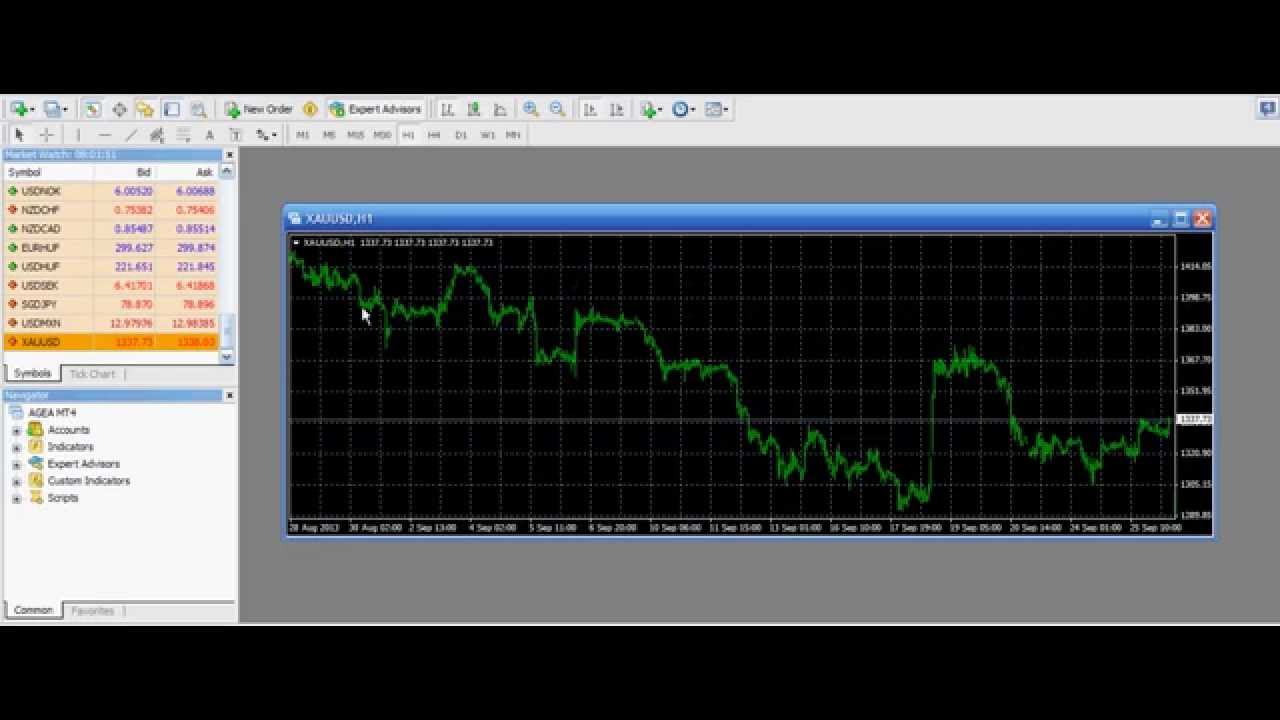 Metatrader 4 Gold Chart