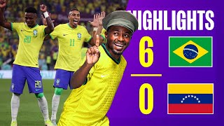 Brazil vs Venezuela 5-0  funny highlights 🤣 Neymar, Rodrygo & Raphinha on fire 🔥  | #neymar #brazil