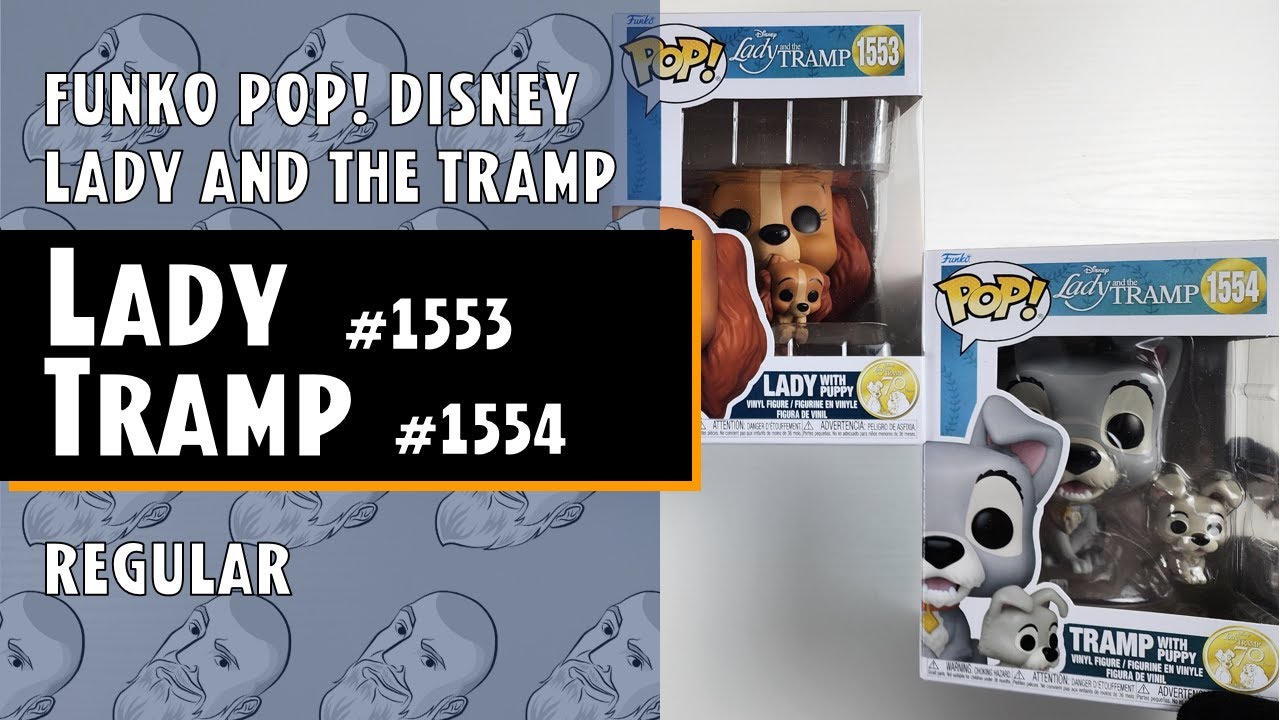 Lady with Puppy, Tramp with Puppy Funko Pop - Disney Lady and The Tramp // Just One Pop Showcase
