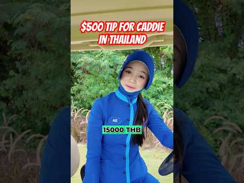 Tip over $500?!!? | Caddie interview - Ae 🇹🇭  #bangkokgolf #caddieissues