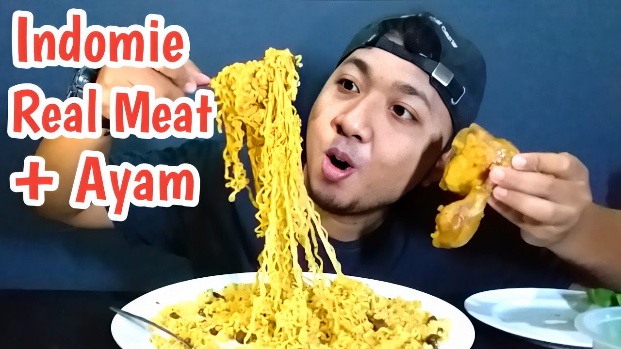 BUKA PUASA MUKBANG INDOMIE TERENAK DIDUNIA + AYAM GORENG | INDOMIE REAL