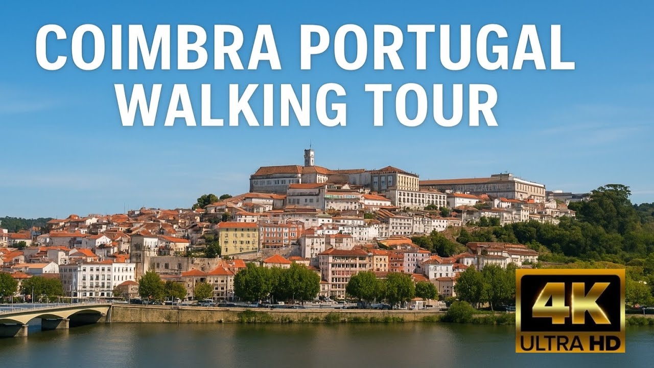 🇵🇹 Прогулка по Коимбре 4K – Кафедральный Собор XII Века & Университет Коимбры (ЮНЕСКО)