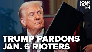 Trump pardons over two dozen Washington residents involved in January 6 Capitol riots