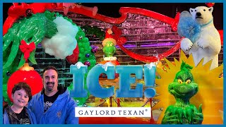 ICE 2023 Featuring How The Grinch Stole Christmas Gaylord Texan Full Christmas Walkthrough POV Tour!