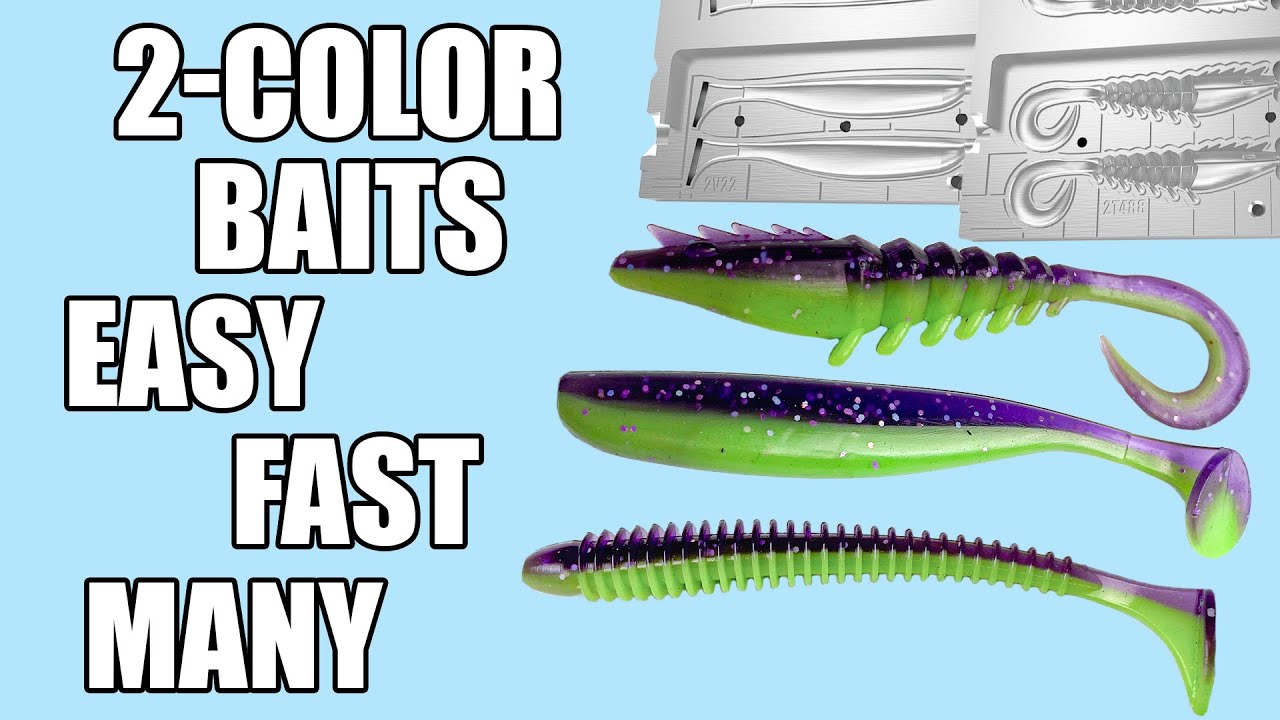 HOW TO USE 2-PORT MOLDS? (Easy Shiner, Swing Impact) BIG GUIDE & UNDERWATER VIDEO from BUGMOLDS