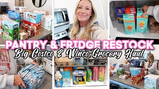 Grocery Haul Pantry & Fridge Restock Big Costco Haul & Winco Haul