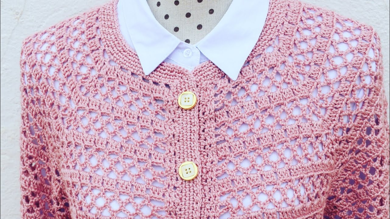 Como tejer UNA chaqueta a crochet de primavera