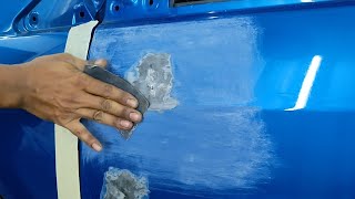 REPAINT THE DENT DOOR | BY STEP