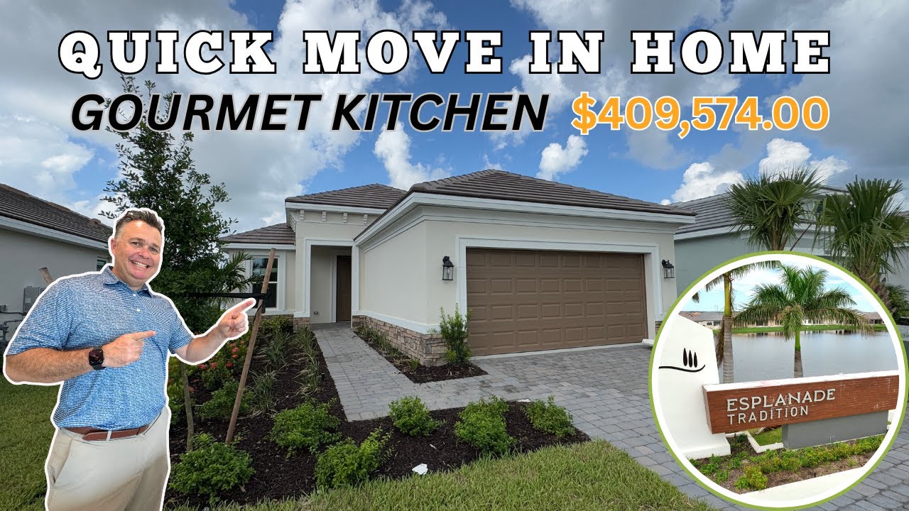 Best Priced New Home In Esplanade at Tradition Port St Lucie Florida