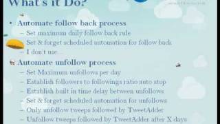 TweetAdder Twitter Automation Software~Auto follow/Unfollow/Tweets