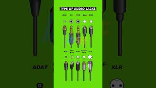 BEBERAPA MACAM JACK AUDIO #soundhoreg #sounds #soundomahan #audio #allaudio #jack #audiojack