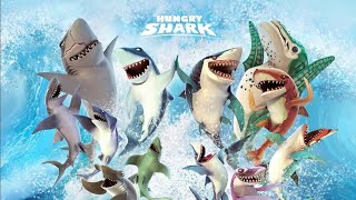 ALL SHARK GAME THROUGH THE YEARS (2024) ALL HUNGRY SHARK WORLD VS EVOLUTION - All 70 Sharks screenshot 2