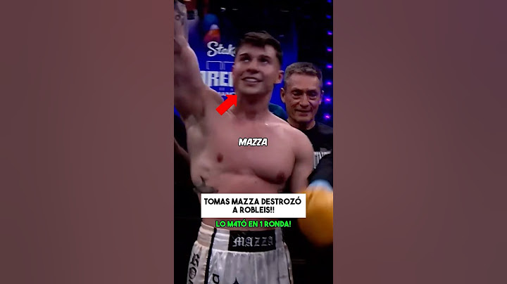 Tomas Mazza DESTROZO a Robleis!!