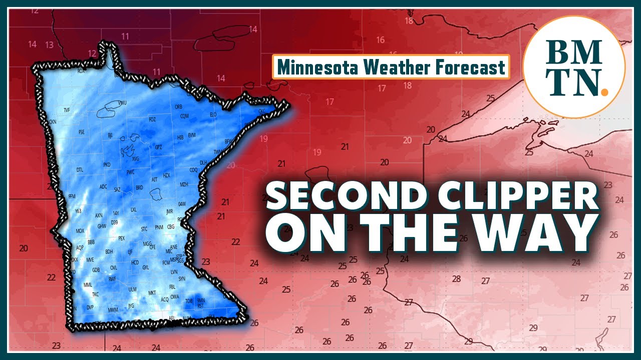 Where in Minnesota the weekend clipper is poised to drop the most snow ...