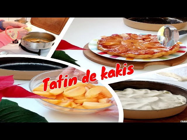Tatin De Kakis - Recette Tarte Tatin Aux Kakis-pommes