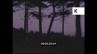 1960s UK, POV Driving, Countryside and Sea, 35mm
