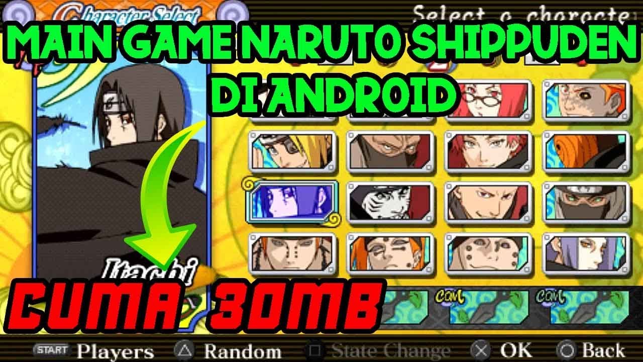 MAIN GAME NARUTO SHIPPUDEN ULTIMATE NINJA HEROES 3 DI ANDROID