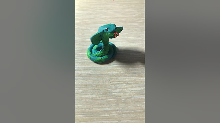 Змея 🐍 из пластилина СПАСИБО ЗА 20К 💗💗💗🐍 #shortsvideo