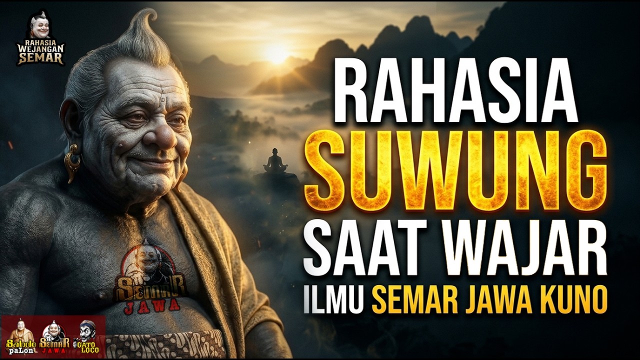 The Secret of *Suwung* (Emptiness) at Dawn: Absorbing Pure Energy According to Semar #semarjawa