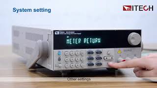 Série IT6900A - Itech - Alimentations programmbles DC