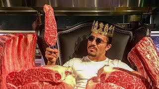 Salt Bae Cutting The Best Meat in Nusret Dubai! #19