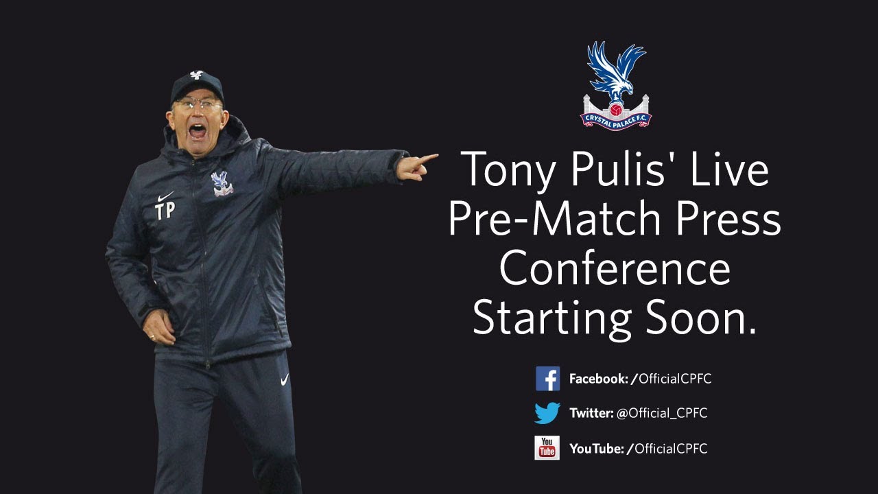 Tony Pulis' Pre-West Bromwich Albion Press Conference