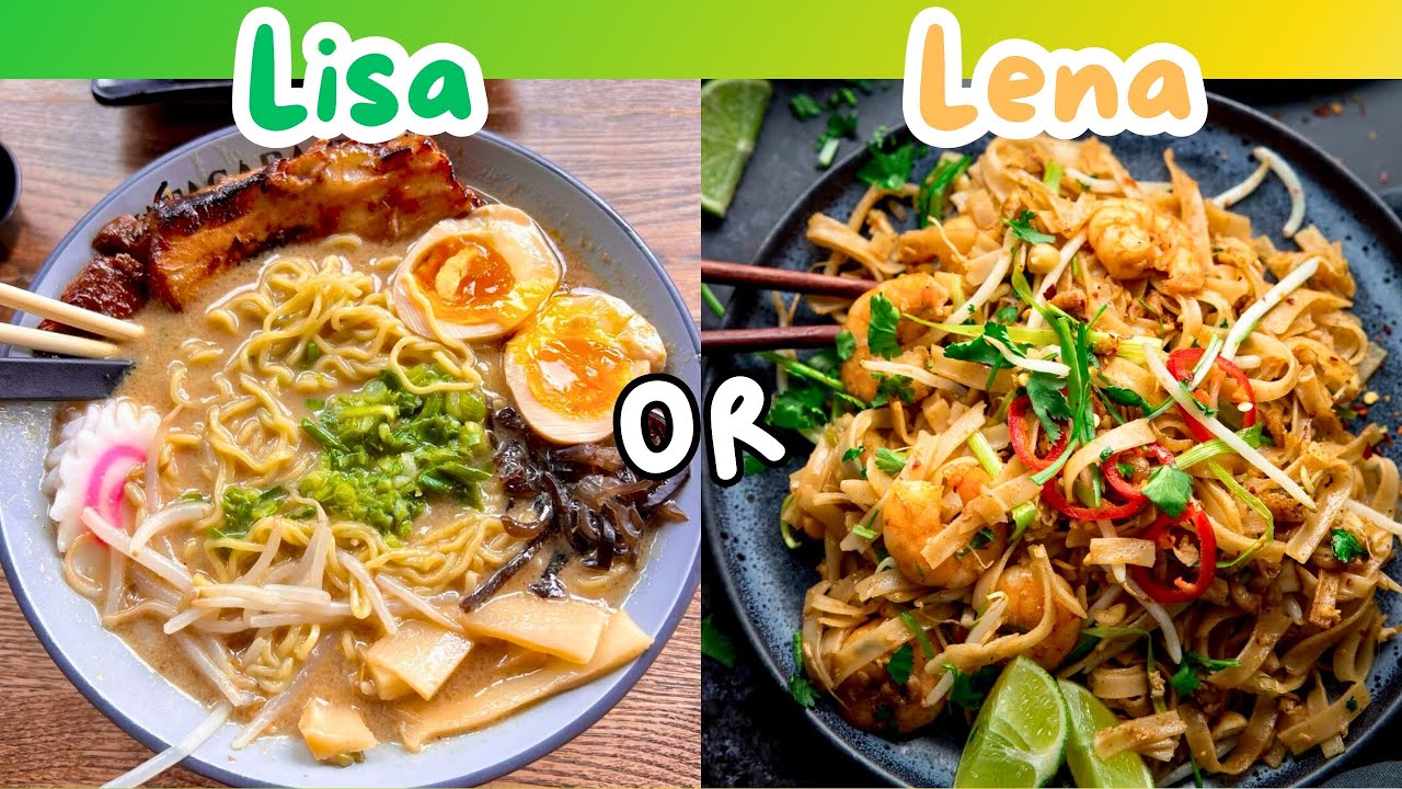 Lisa or Lena: Food Edition 🍕| Which Foods Would You Choose?