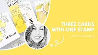 How To Make Three Cards with One Stamp Set
