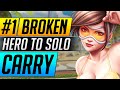 This BROKEN DPS HERO HARD CARRIES - How to be a SMURF TRACER: Tips and Tricks - Overwatch Guide