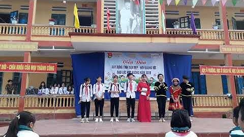 Xây dựng tình bạn đẹp và nói không với bạo lực học đường của HS Trường TH&THCS Số 1 Y Can,Yên Bái