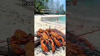 Fresh-Caught Lobsters Roasted by the Sea 🦞