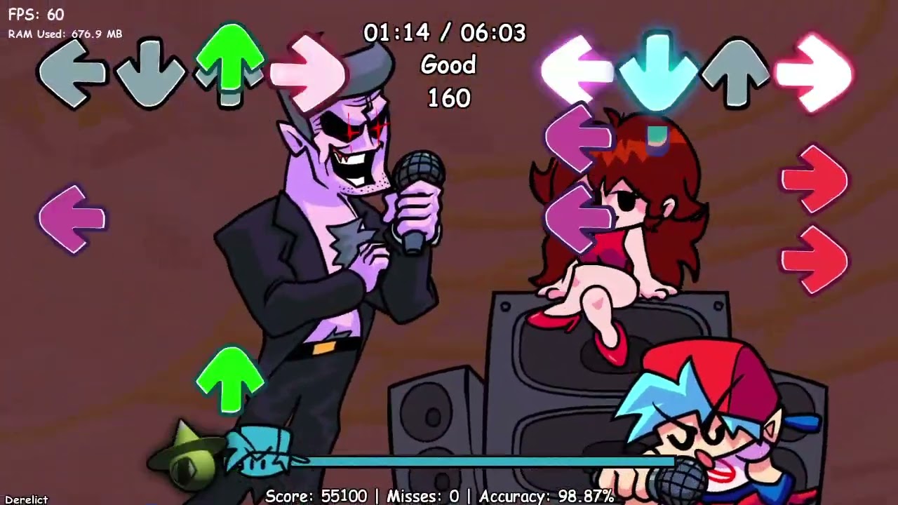 FNF DNB: Golden Apple | Derelict Preview No. 1