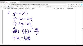 NK9.4 E12d Implicit Differentiation