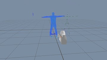 Very simple animation using Microsoft Kinect and iPiSoft Mocap Studio.