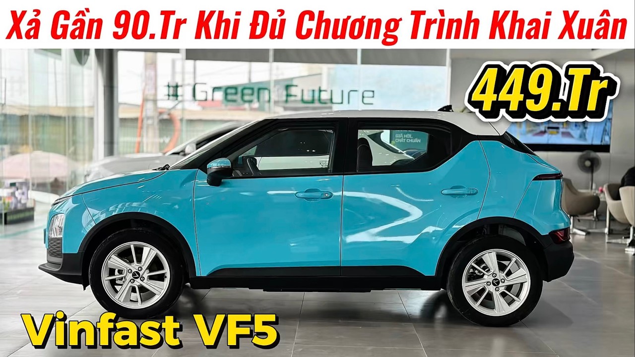 ✅Giá Khai Xuân Vinfast VF5 Khuyến Mại Lớn Khi Quy Đổi | Lăn Bánh Rẻ Hơn i10, Morning | Giá Xe Việt