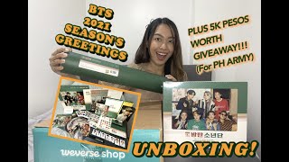 BTS (방탄소년단) 2021 Season's Greetings UNBOXING plus 5K PESOS WORTH GIVEAWAY!!! (For PH ARMY) [CLOSED]