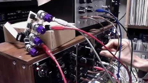 DIY Eurorack Polivoks VCF  demo / 自作 モジュラーシンセ フィルター