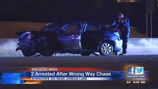 Wrong Way High Speed Chase Ends In Crash On 565 Two Arrested