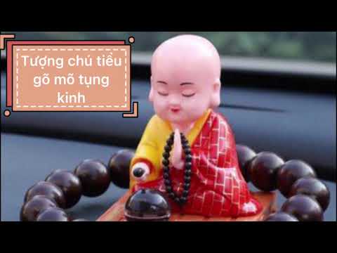 Video www.GIATOT.shop I Tượng phật chú tiểu gõ mõ tụng kinh... - youtube
