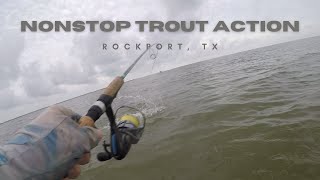 Catching a limit of speckled trout in Rockport, Tx