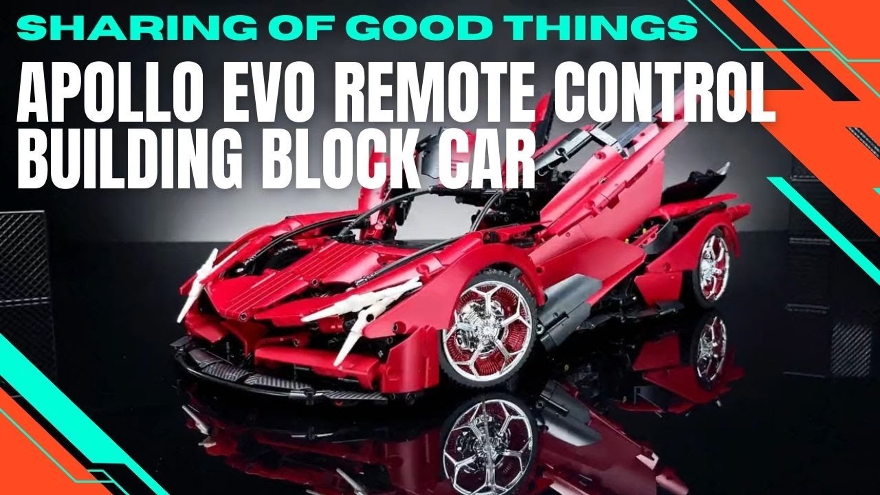 Apollo EVO-DIY High-tech Electroplating Remote Control Building Block Car