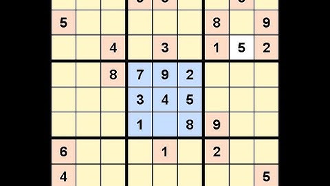 How to Solve Washington Times Sudoku Difficult August 24, 2022