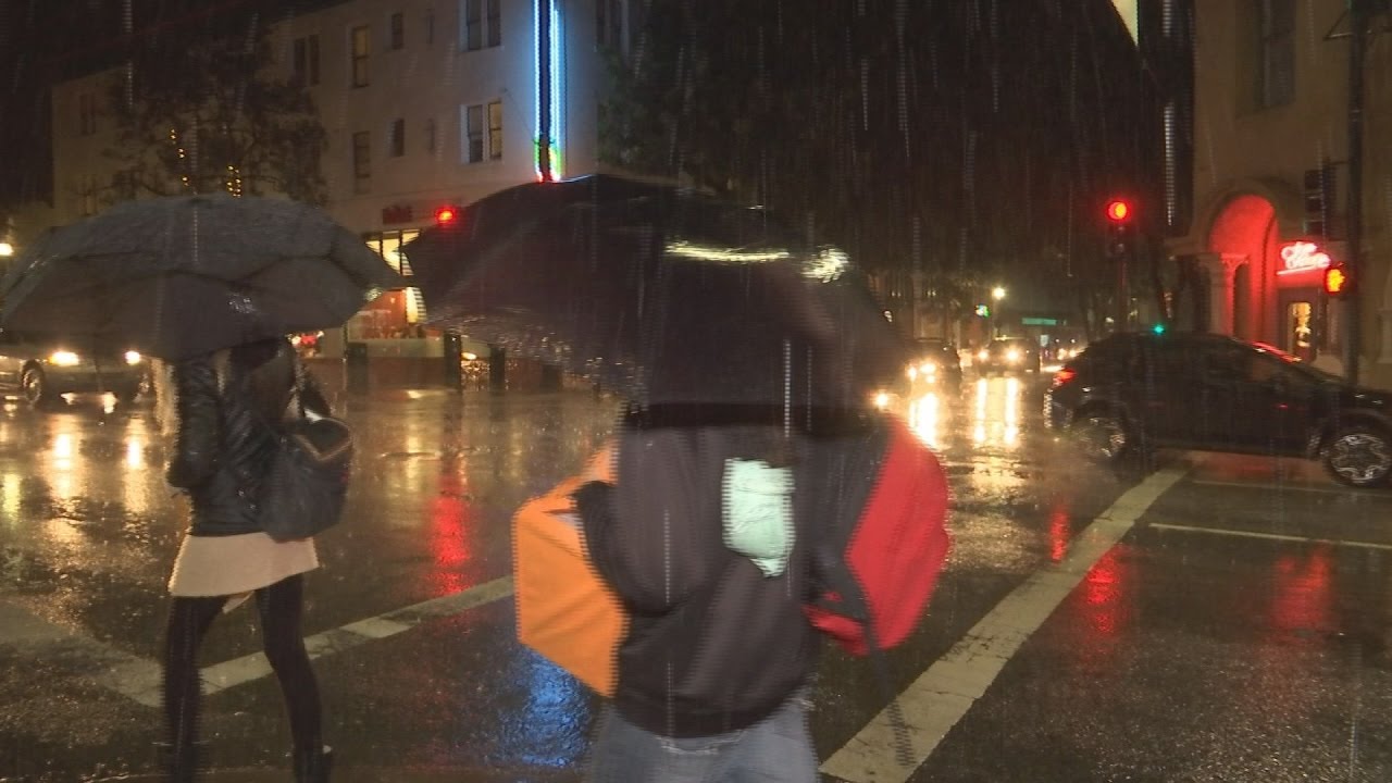 Rain washes out SLO Downtown Farmers Market again - YouTube