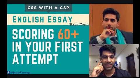 Essay Writing Tips and Techniques | CSS with a CSP | Part 2 "| Sir Qasim farooq