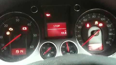 VW Passat B6 2.0 tdi starting problem