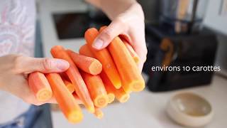 Purée De Carottes Crue Et Chaude Au Vitamix