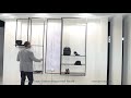 Cuadro Track -modular and flexible retail fixture for fashion stores.