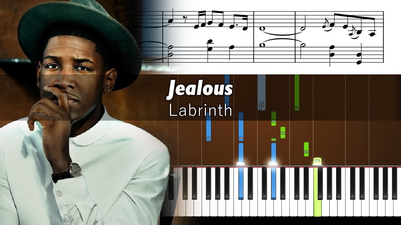 Labrinth - Jealous - Accurate Piano Tutorial with Sheet Music