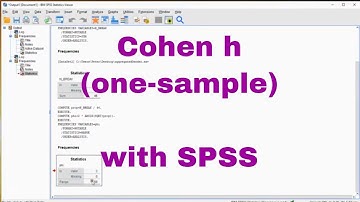 SPSS - Cohen