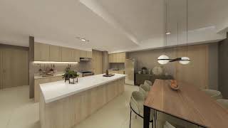 The Lattice at Parklinks | Three Bedroom Unit Artist's Perspective
